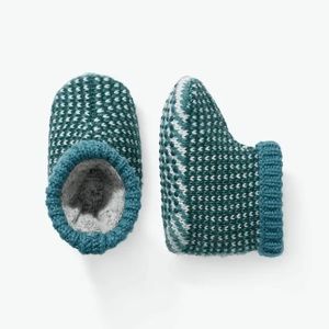 NWT Bombas Baby Birdseye Gripper Slipper Marine Size 6-12 Months